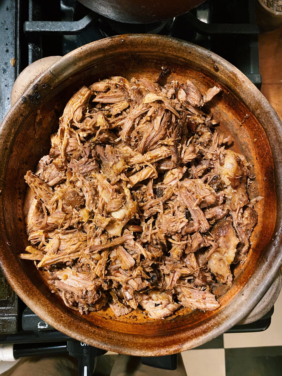Pork Cooked in a Clay Cazuela