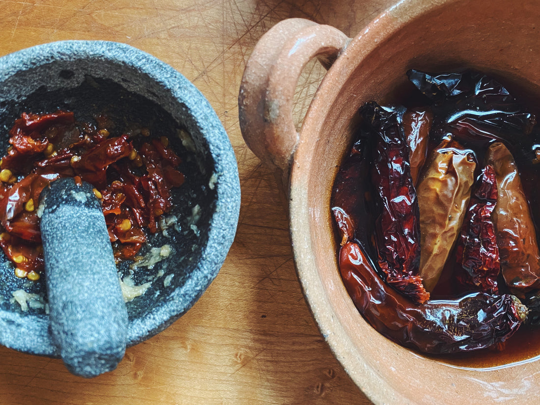 Garlic & Oregano Chicken with Chipotle Aioli & Rancho Gordo Beans