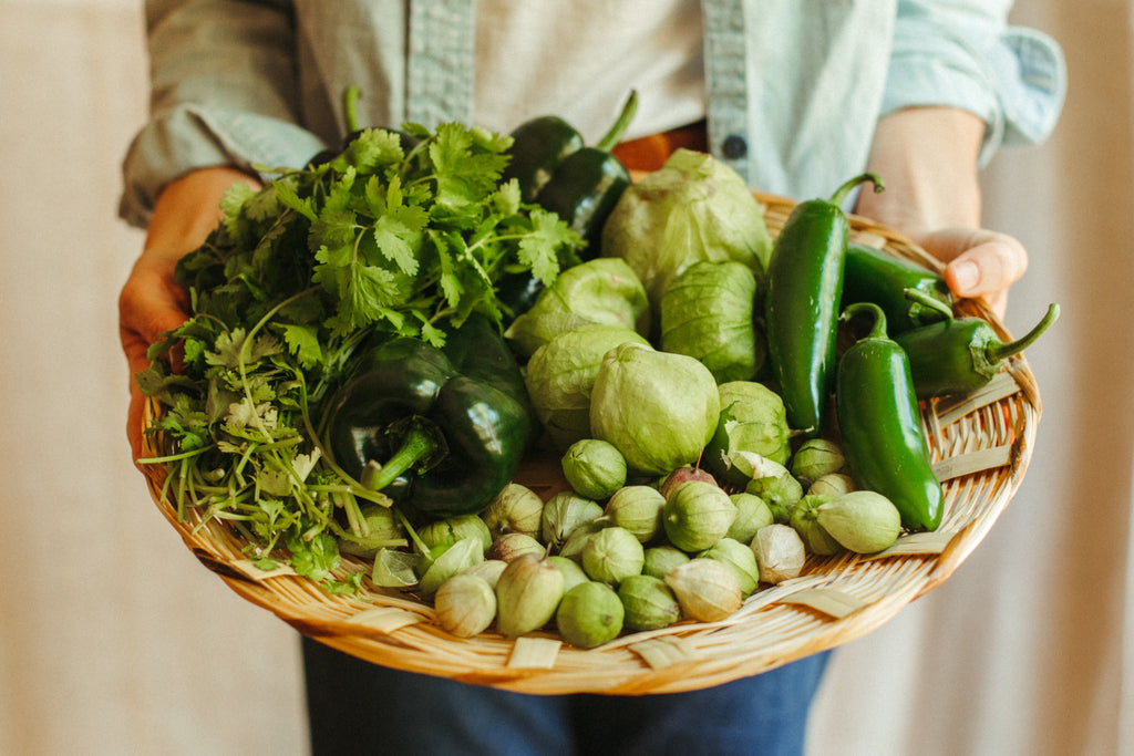 Variety of sonoma county ingredients- Tienda Salsita
